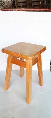 NOWE Taborety drewniane sosnowe TABORET kuchenny stołek zydel hoker