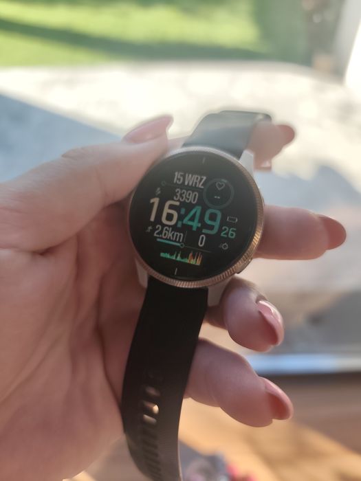 Smartwatch Garmin Venu 2S SPRAWNY + duży zestaw pasków