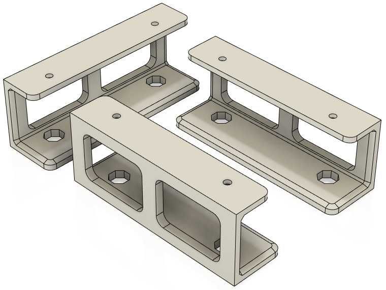 OUTLET Uchwyt na LAPTOPA 40mm mocowanie POD biurko blat