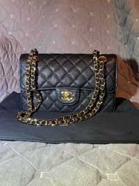 chanel classic jumbo caviar double flap