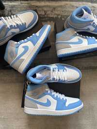 Air Jordan 1 Mid University Blue Grey 42/42,5/43/44