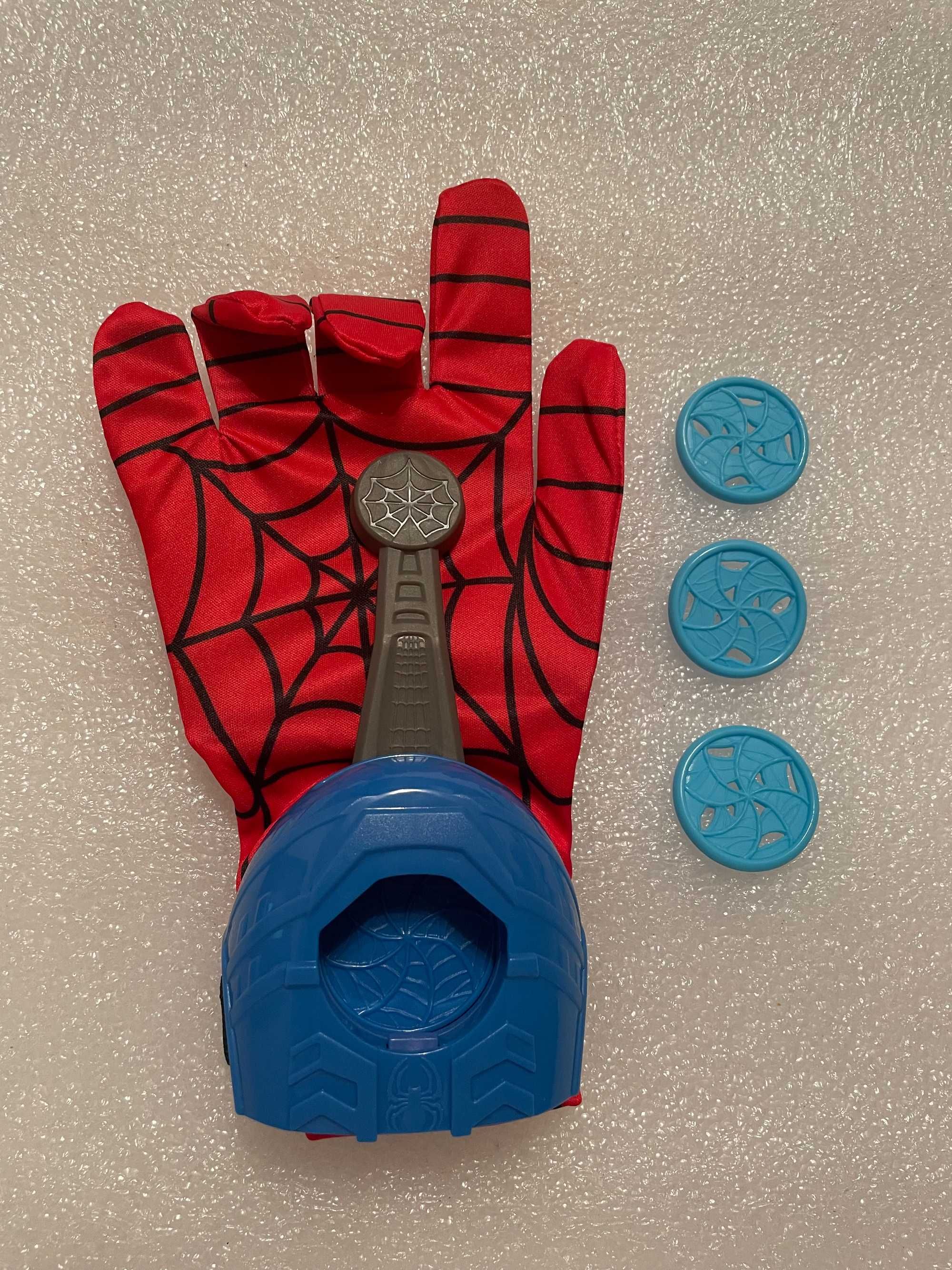 Spider-Man rękawica superbohatera z wyrzutnią dysków