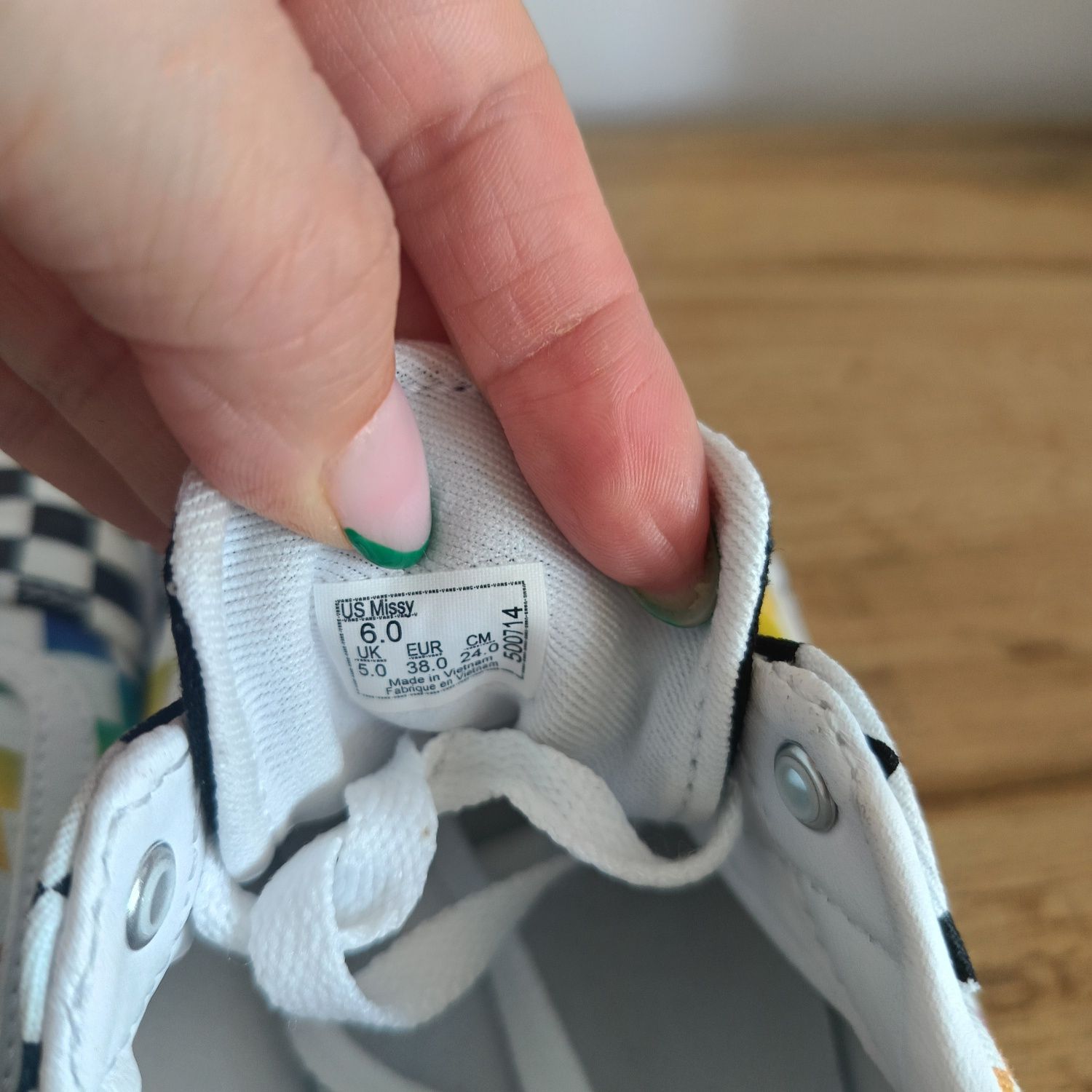 Trampki Vans multi kolor 38 kratka