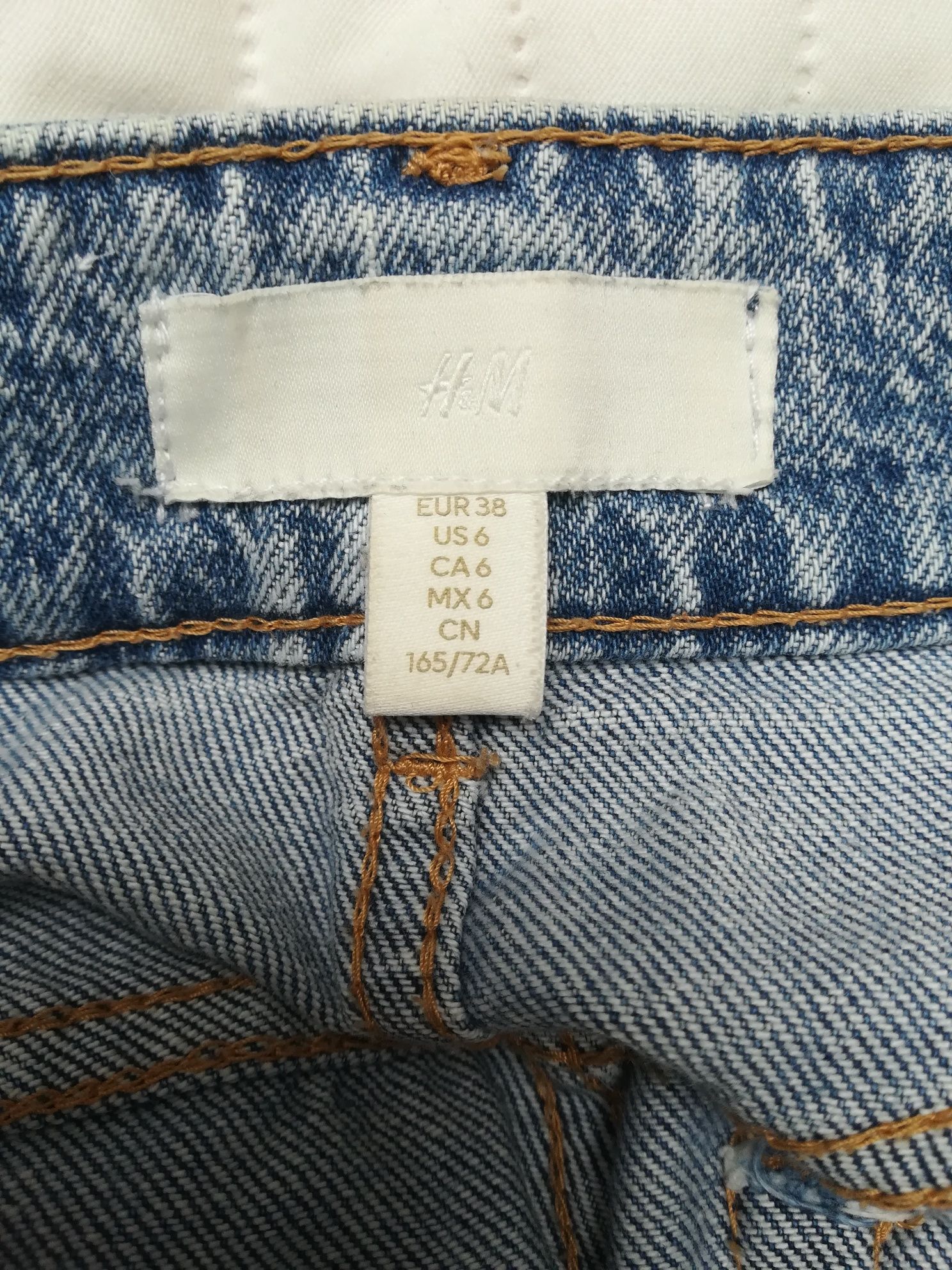H&m spodnie jeansowe szerokie