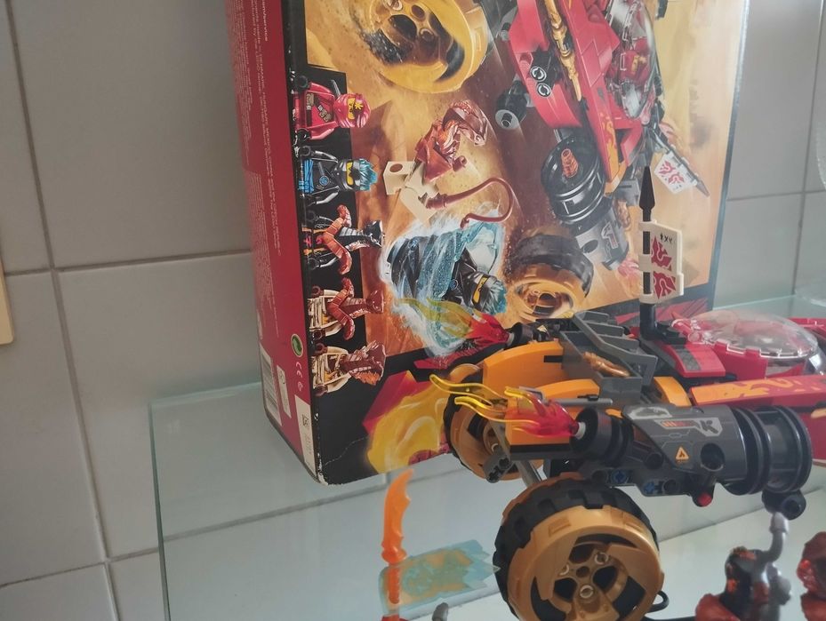Lego Ninjago caixa e instruções