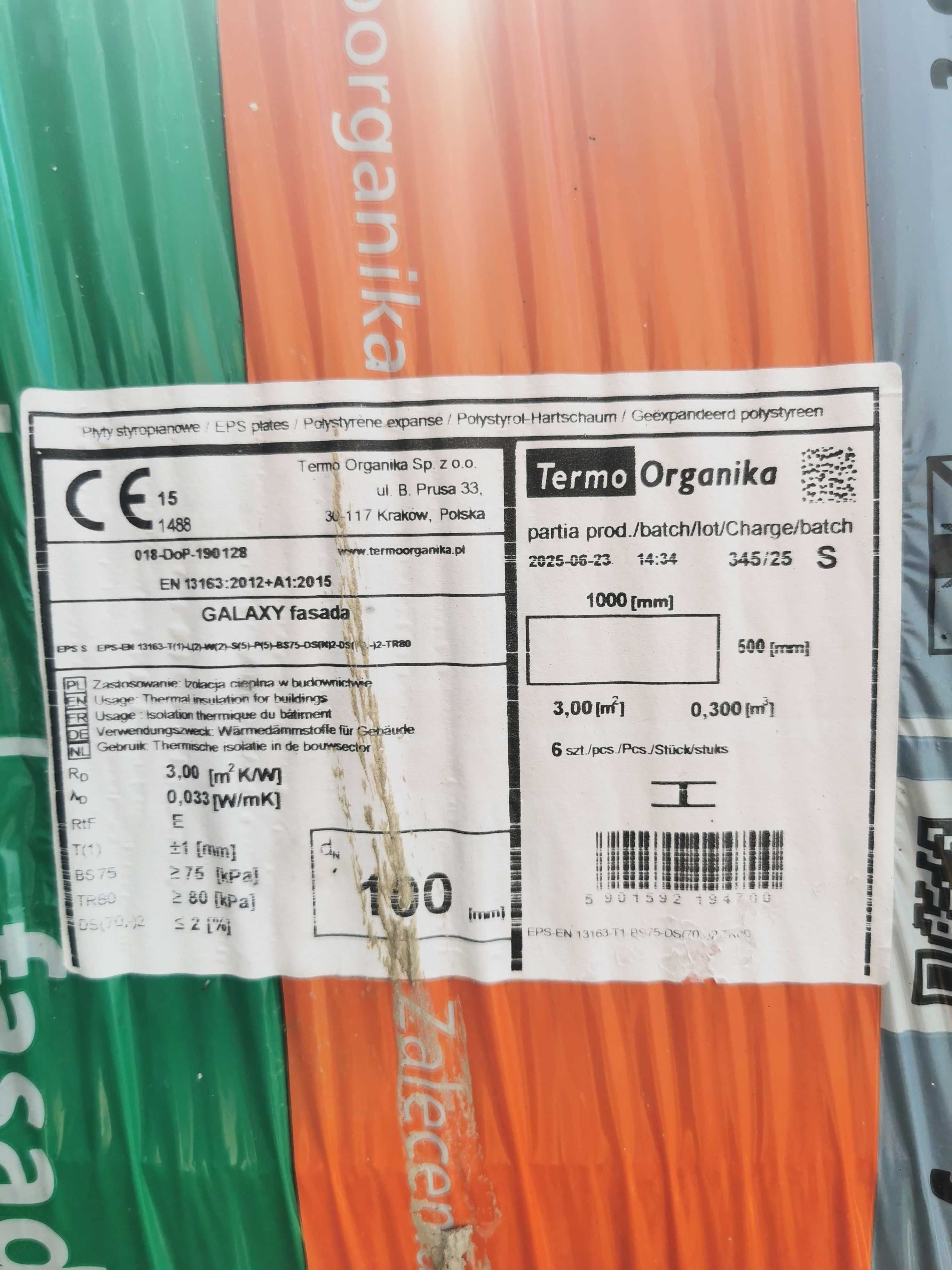 Termo Organika 10 cm grafit 033