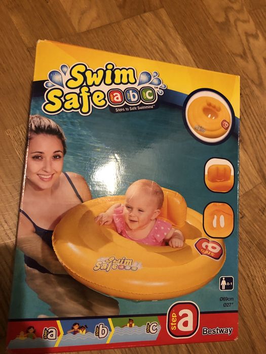 Swim safe abc dmuchane koło dla maluszka Bestway