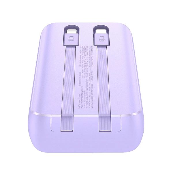 Mini powerbank Joyroom JR-PBC06 z wbudowanymi kablami USB-C / Lightnin