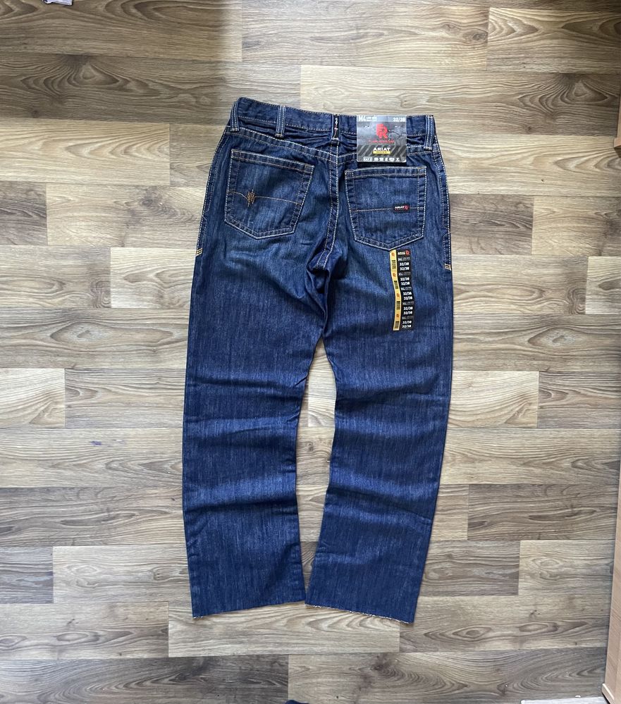 Нові джинси широкі темно сині плотні реп джинсы baggy dickies polar