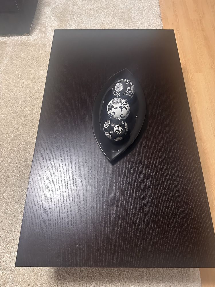 Mesa de centro de madeira robusta 120 cm comprimento  70cm 35cm altura