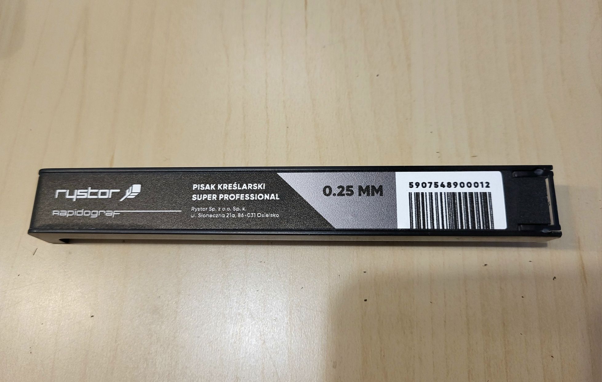 rapidograf Super Professional, Rystor 0,25 mm nowy