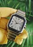 Cartier Santos Automatic Large WSSA0047 jak nowy Tank L XL zegarek 44