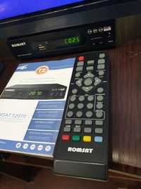 Т2 Тюнэр  Romsat T 2070 hd тюнер на телевизор цифрового тв со шнуром п