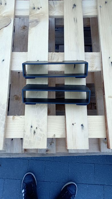 Nogi metalowe do szafki, fotela, wersalki 2szt czarne