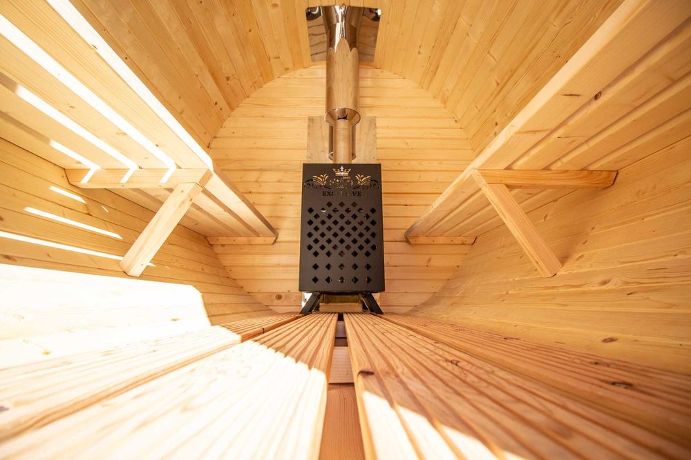 Sauna Ogrodowa Beczka Ruska Bania Dowolna Konfiguracja Cenowa