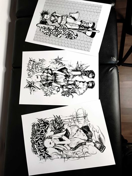 Plakat ,,No borders, no nations"