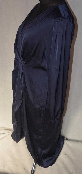 Elegancka wizytowa sukienka satynowa Shein 3XL