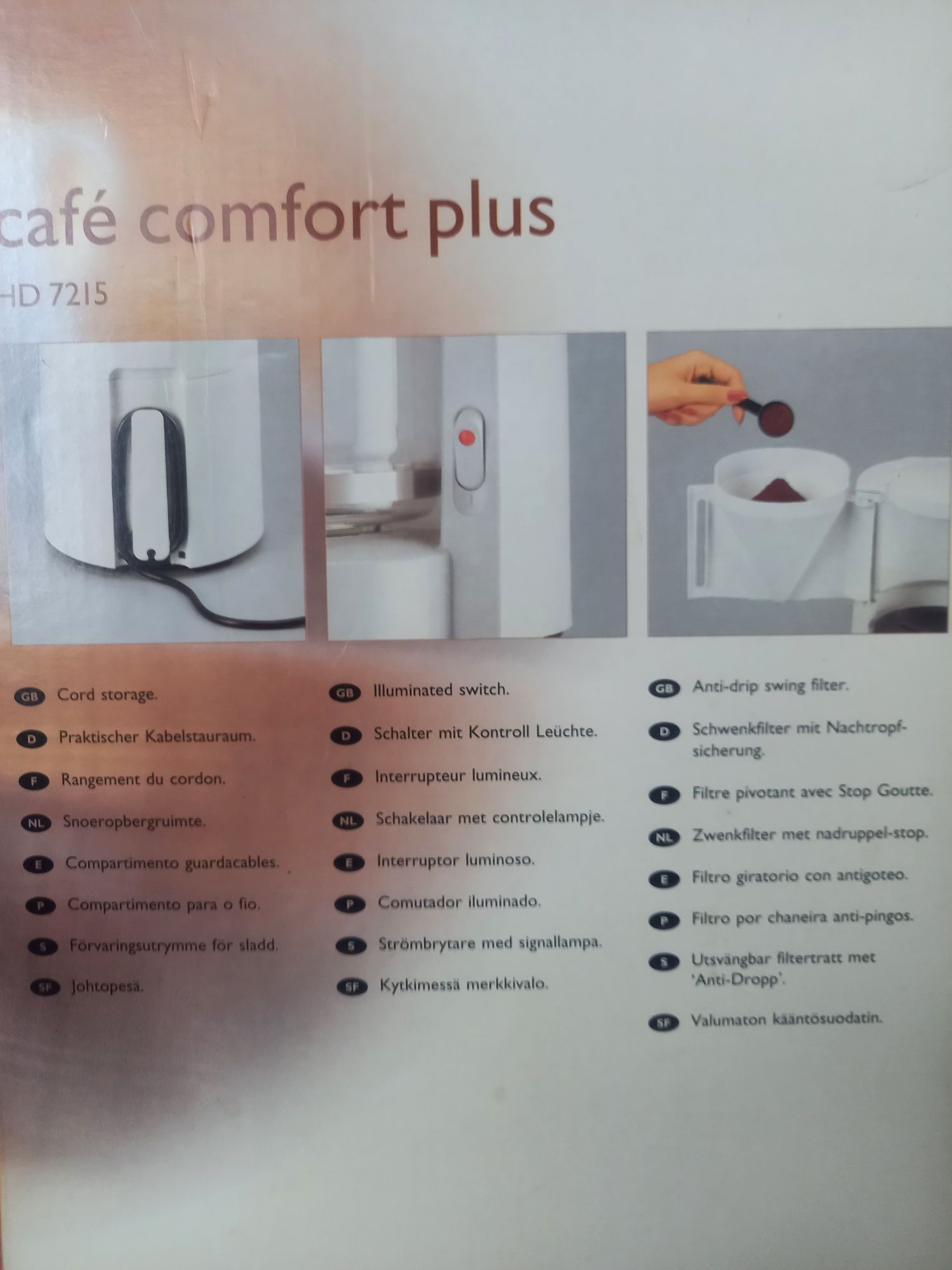 Кавоварка Електрокавоварка Philips Cofe Comfort Plus