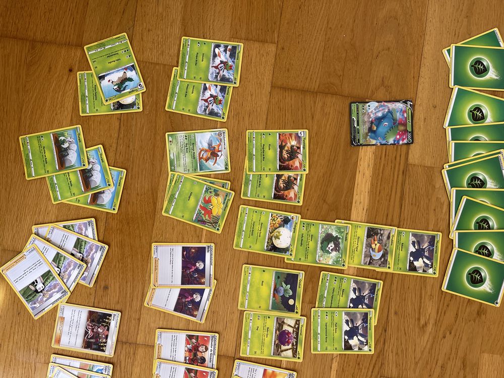 Caixa 52 cartas Pokémon