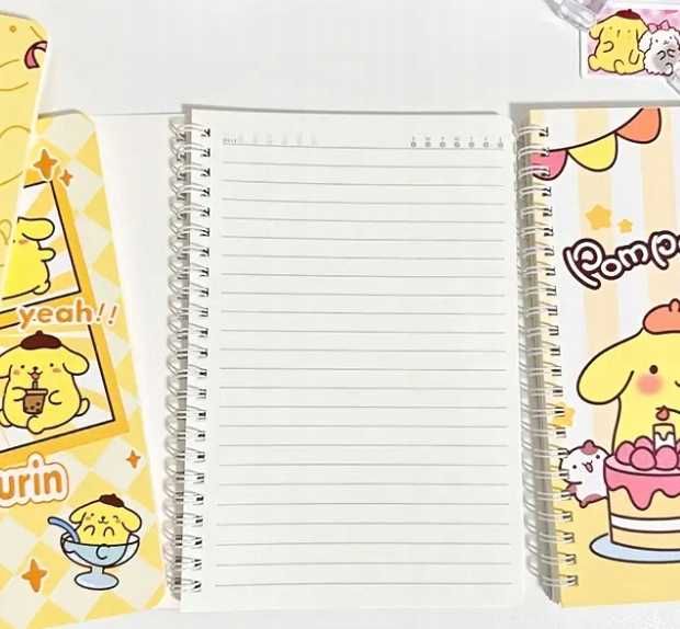 Pompompurin zeszyt notatnik planer pamiętnik A5 Sanrio Kawaii