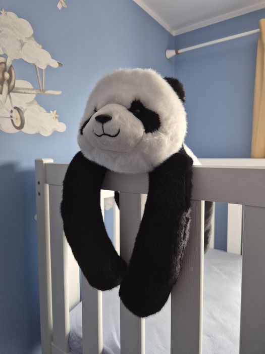 Duży L pluszak Panda obciążeniowy maskotka miś 60 cm ok 1kg ciężkomiś