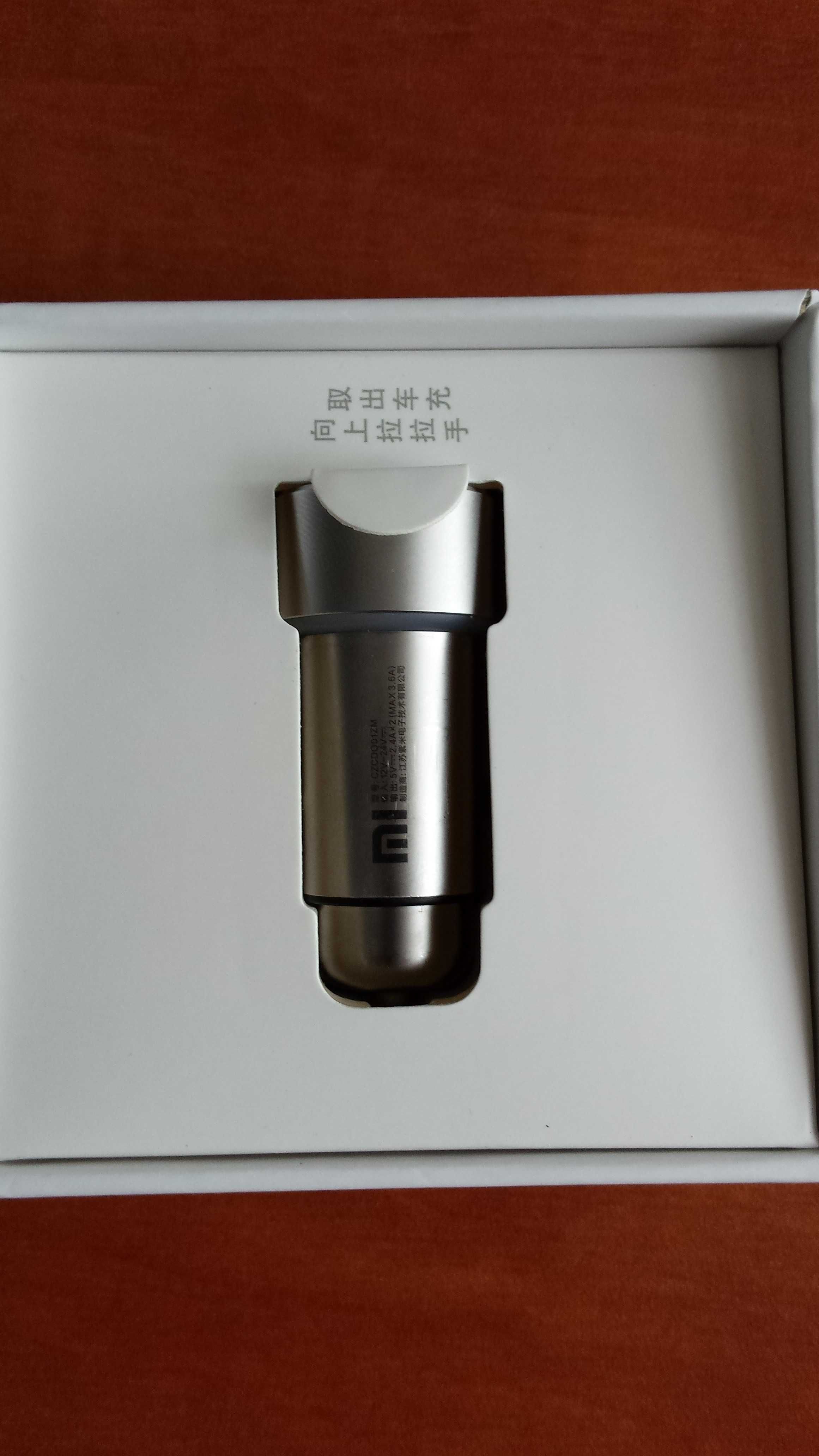 Ładowarka USB do auta firmy Xiaomi 3000 mA