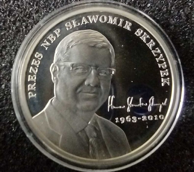 moneta 10 zł Ag Smoleńsk-pamięci ofiar Skrzypek