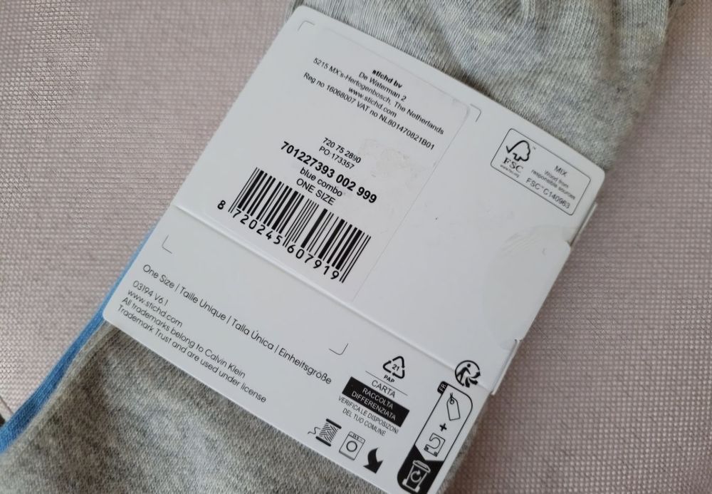 Skarpetki Męskie 3pak Calvin Klein