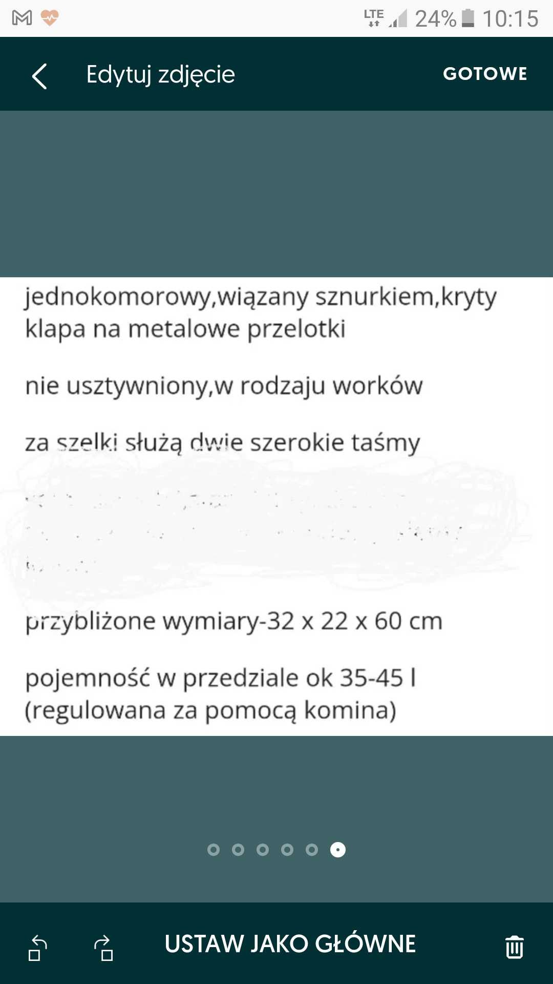 Jak nowy nie używany wojskowy plecak Puma WZ89 worek