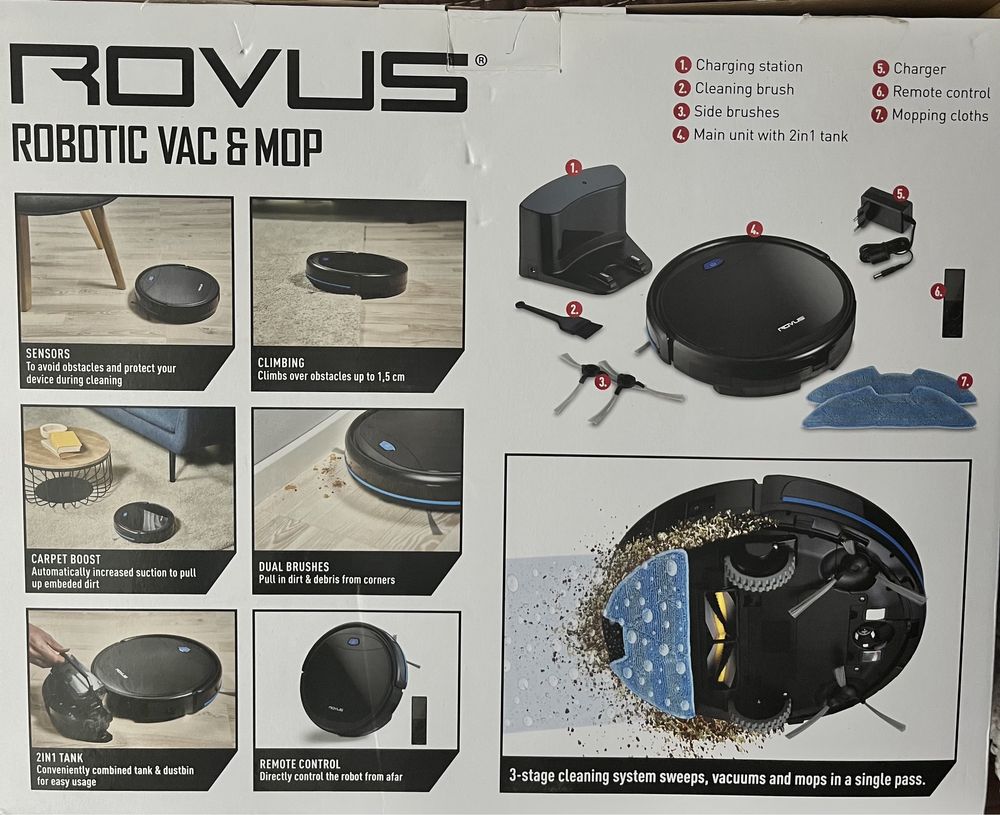 Robot sprzatjacy ROVUS VAC&MOP