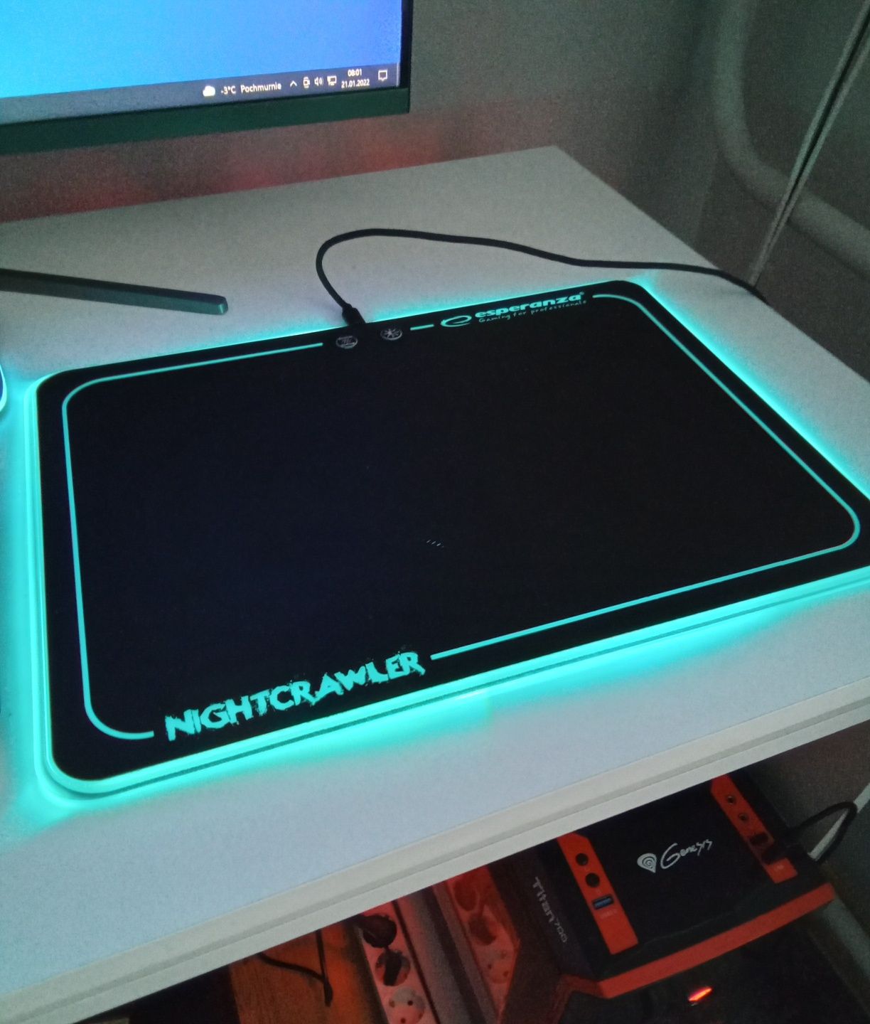 Sprzedam podkładkę pod myszkę rgb