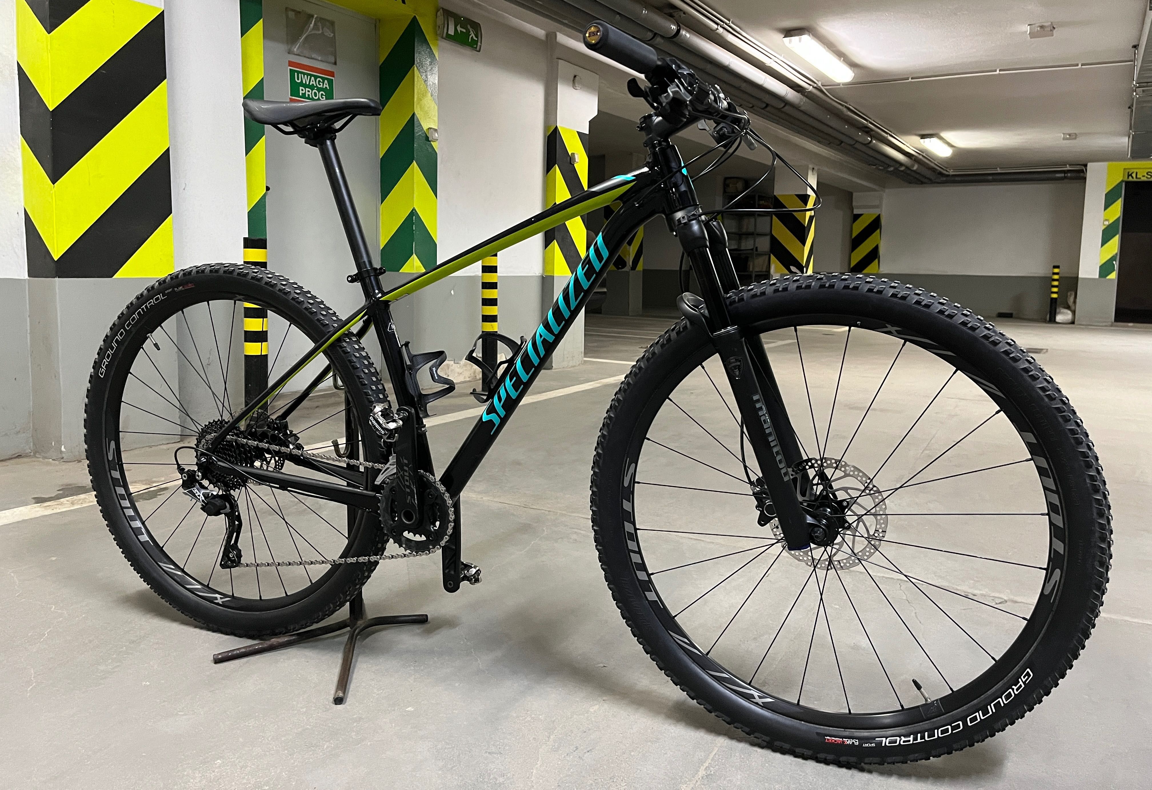 Specialized Rockhopper Pro; model 2018; rozmiar M, napęd SLX 2x10