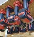 Milwaukee M18 Uchwyty 6 Sztuk Na Elektronarzędzia Mocowanie Czerwone