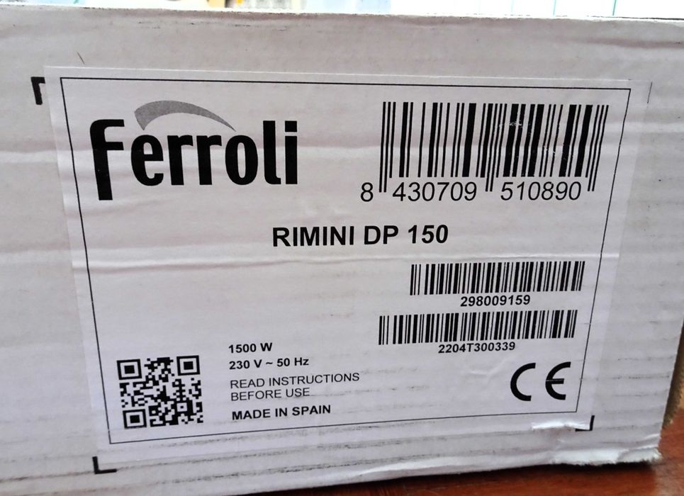 Emissor térmico - Aquecedor - Ferroli com Garantia