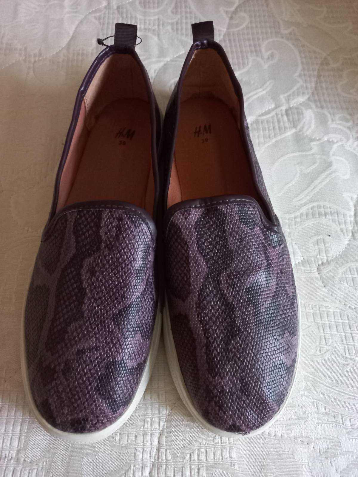 Мокасины Слипоны Балетки Тапки H&M р. 39