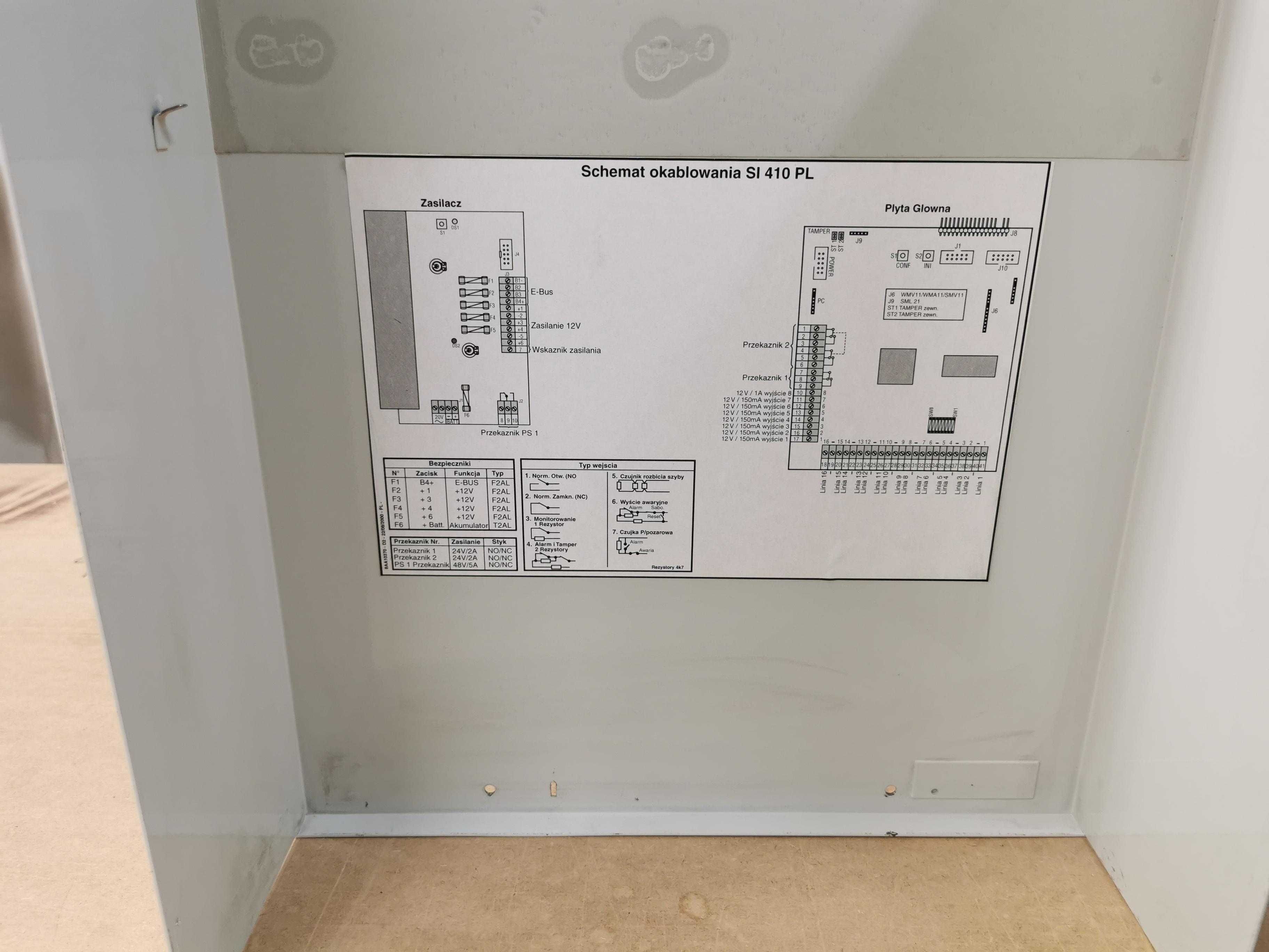 Centrala alarmowa Siemens SI 410 PL