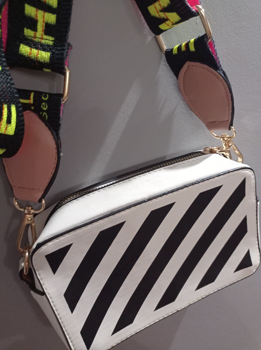 Off White torebka biała na ramię