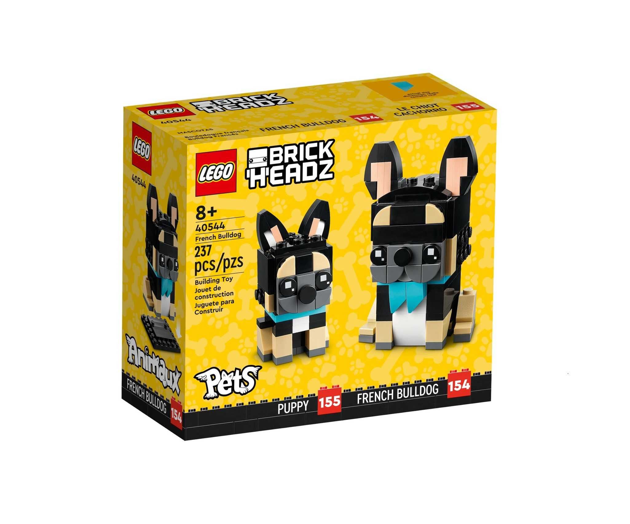 LEGO 40544 BrickHeadz - Buldog francuski