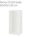 Szafa Ikea Stuva z szufladami 60x 50x128 biała niebieska zielona Nowa