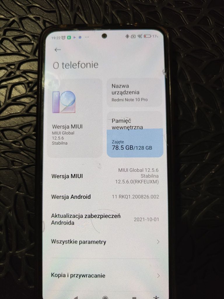 Smartfon, telefon, Redmi note 10 pro