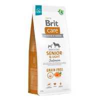 Brit Care Dog GF Senior & Light 12 кг з лососем для старіючих собак