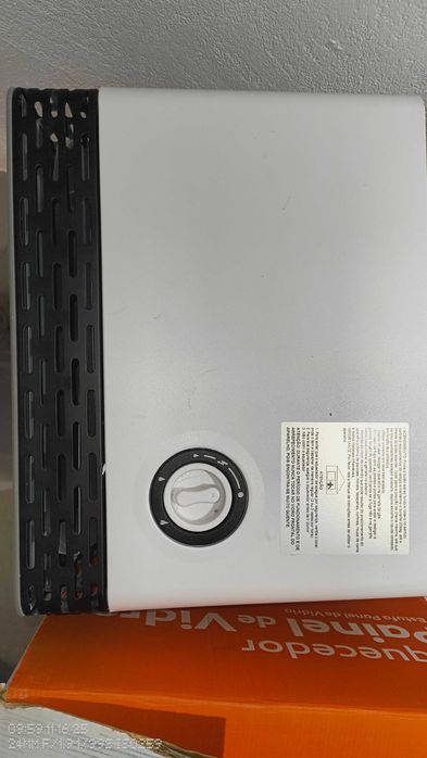 Aquecedor a Gás Chama Azul Vidro 3800w- Como Novo