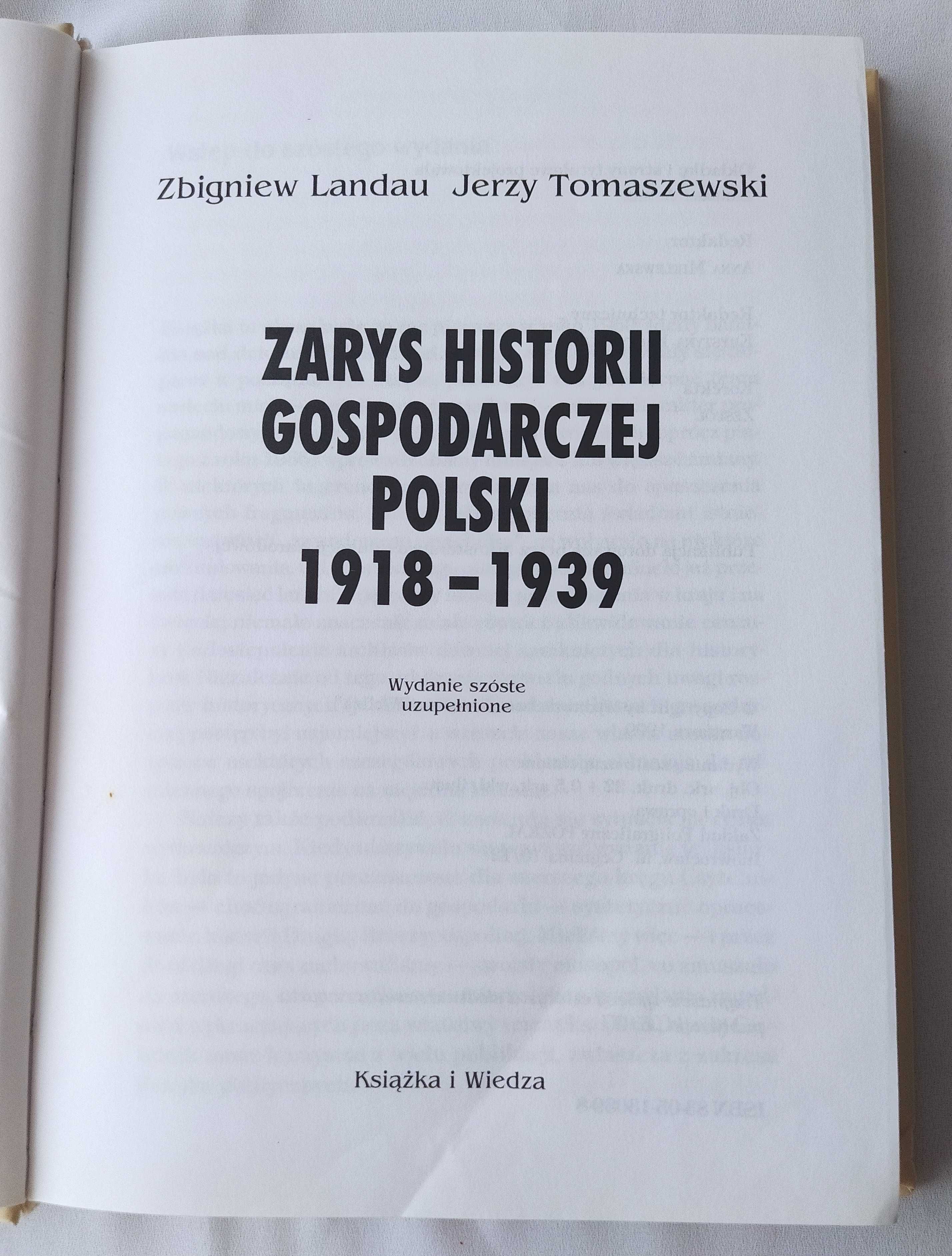 Zarys historii gospodarczej Polski 1918 – 1939