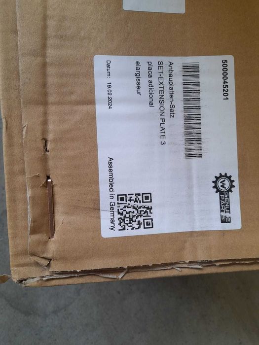 Poszerzenia, płozy 80mm do DPU6555, Oryginalne Wacker