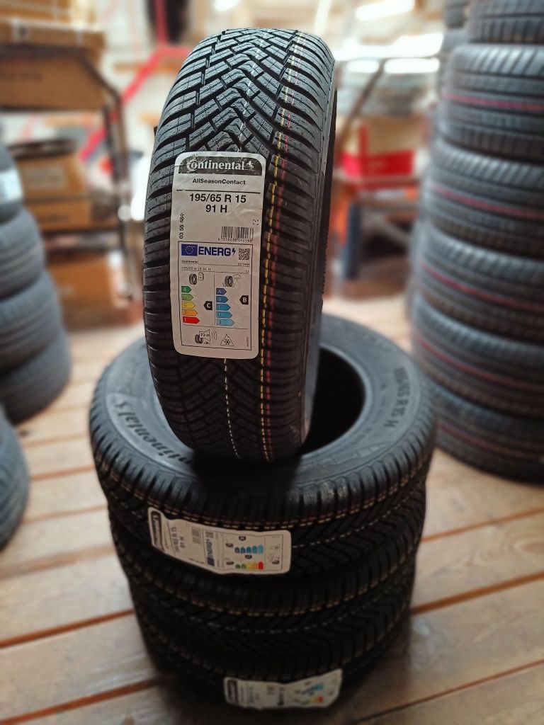 NOWA! Opona Całoroczna 195/65R15 Continental AllSeasonContact WYSYŁKA