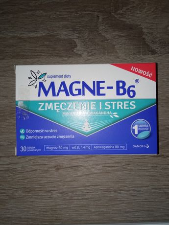 Magne B6 zmęczenie i stres 30 tabletek magnez ashwaganda