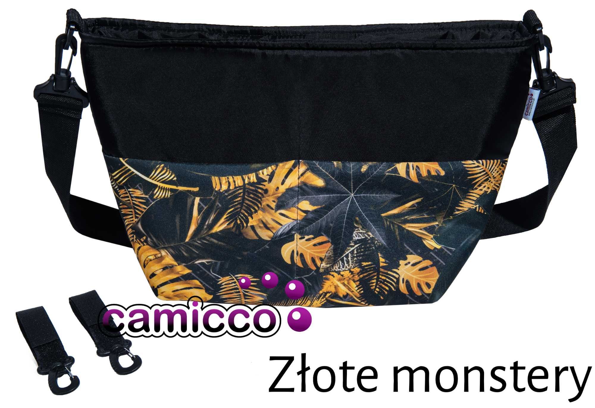 3 TORBA WÓZKA zaczepy torby wózków z odpinanym paskiem spacerówki HIT