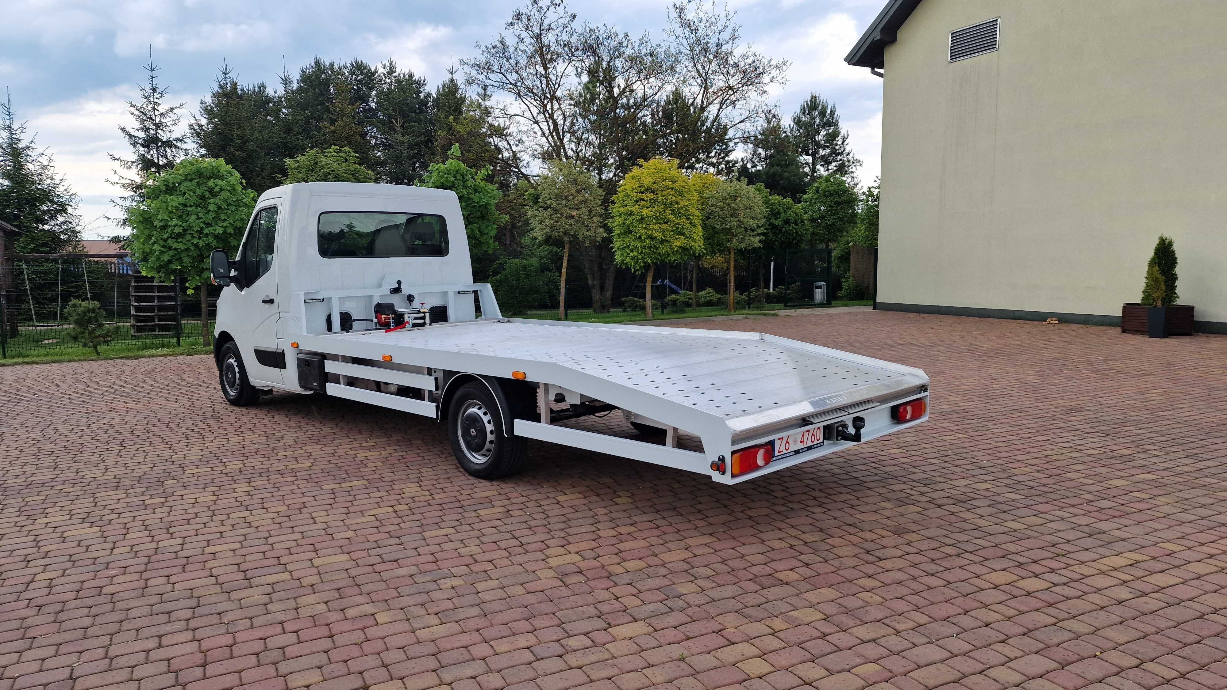 Zabudowa do Renault Master Laweta Autolaweta Najazd Panelowy Aluminium