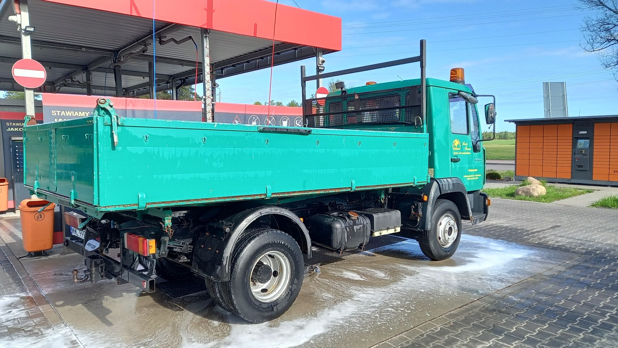 Man 220lc wywrotka oryginał meiller klima elektryka z Niemiec
