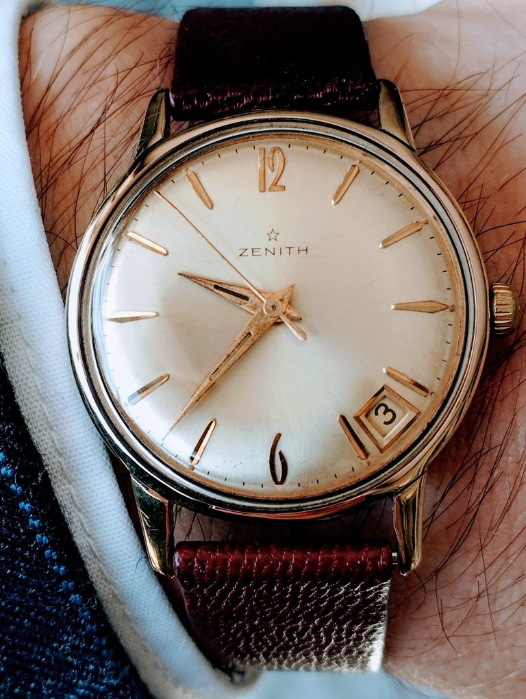 Oryginalny szwajcarski zegarek Zenith z cal. 2532C